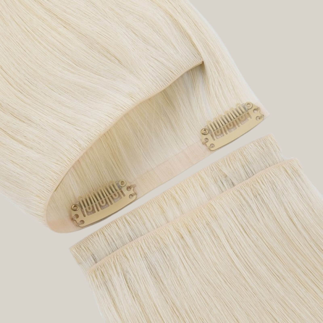 Injection PU Clip in Hair Extensions