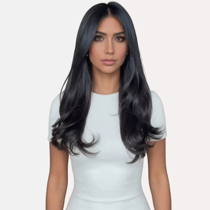 [Pre-Sale][Virgin Hair] Feather Weft Hair Extensions Real Human Hair Black #1