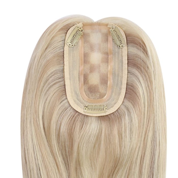 custom human hair topper for women