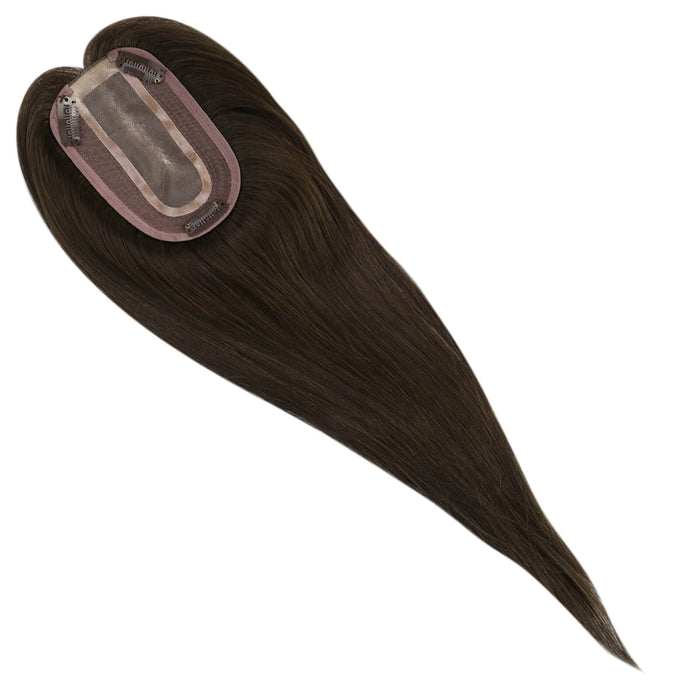 real human hair topper for women