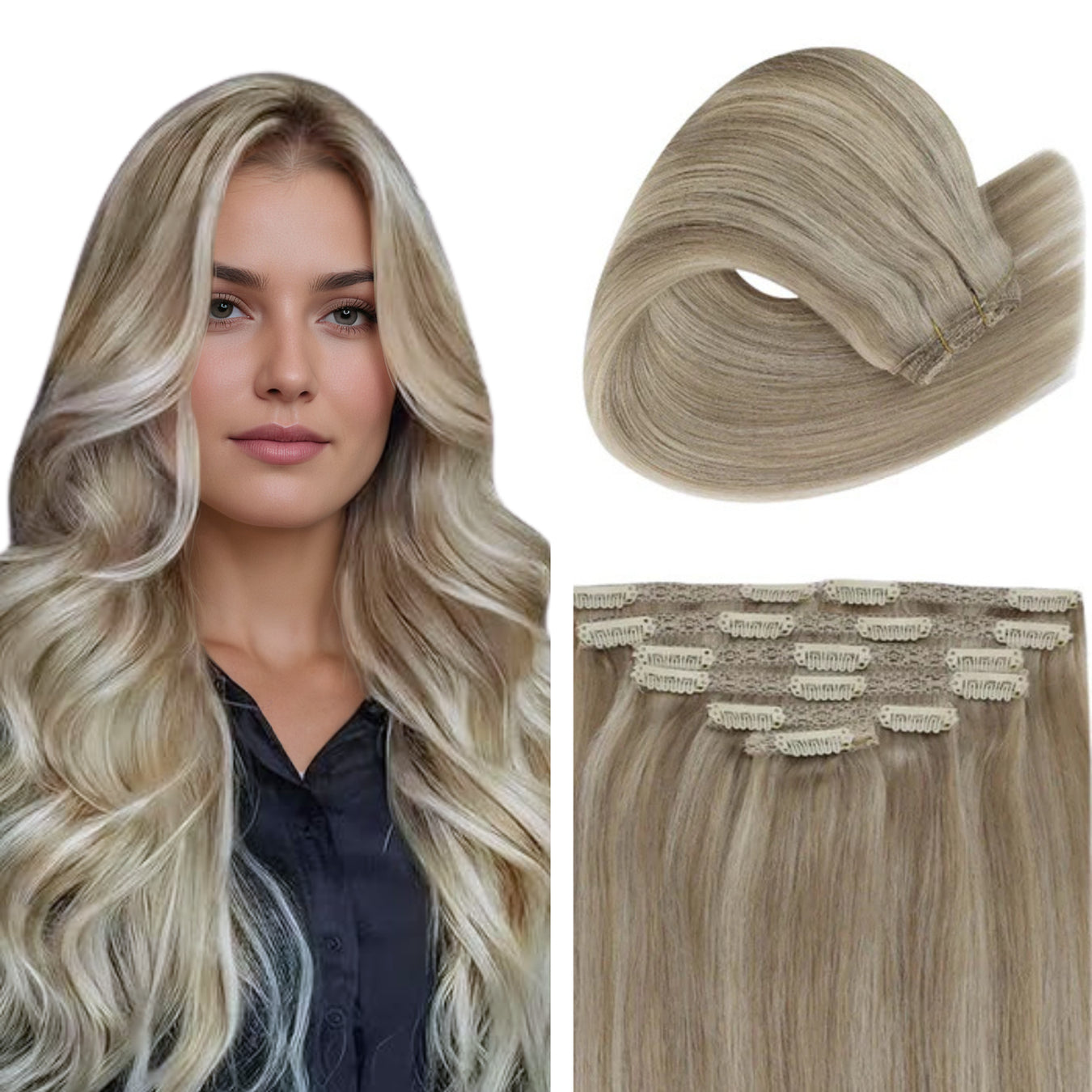 Clip—Blonde Color