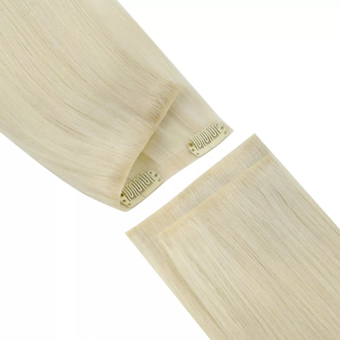 [Pre-Sale] Injection PU Clip in Hair Extensions Best Clip in Hair Blonde#1000