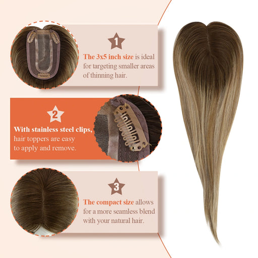 virgin hair topper,hair piece topper,hair extension,Topper for Woman,Sunny Hair Topper,Silk hair topper,mono topper hair,silk base hair topper,female hair topper for thinning crown,best hair topper,hair topper for thinning hair,topper for hair,mono hair topper,mono top human hair topper,