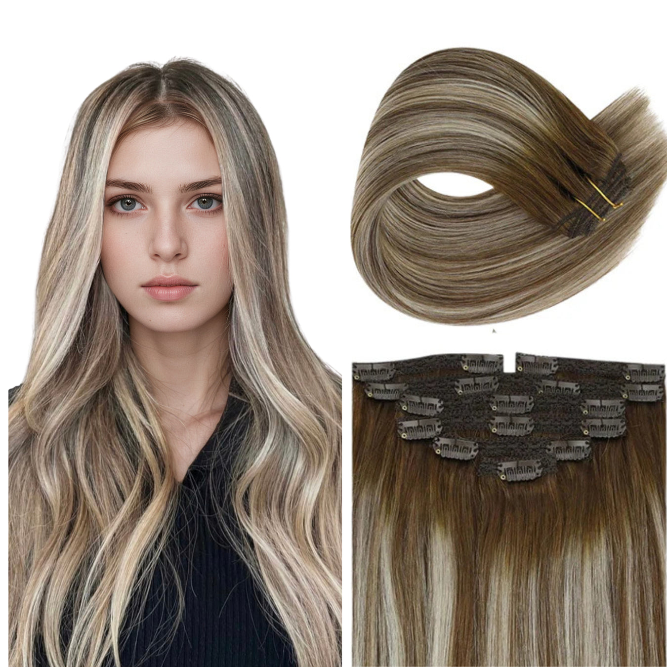 Thick Clip in Hair Extensions