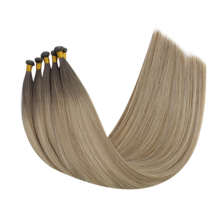 [50% Off - Final Sale] Virgin Genius Weft Hair Extensions Human Hair #5/7/20