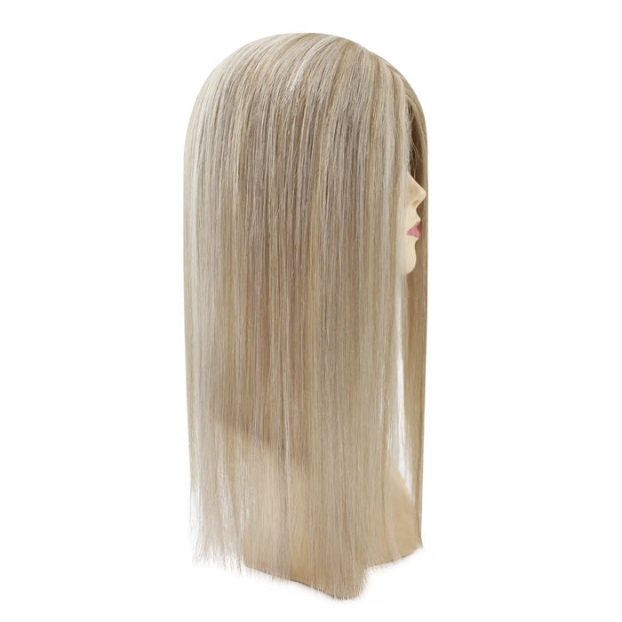 [Pre Sale] Virgin Hair Fishnet Mono Topper Blonde mix Dark Blonde #P8/60