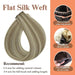 weft hair extensions,human hair extensions,flat silk weft hair