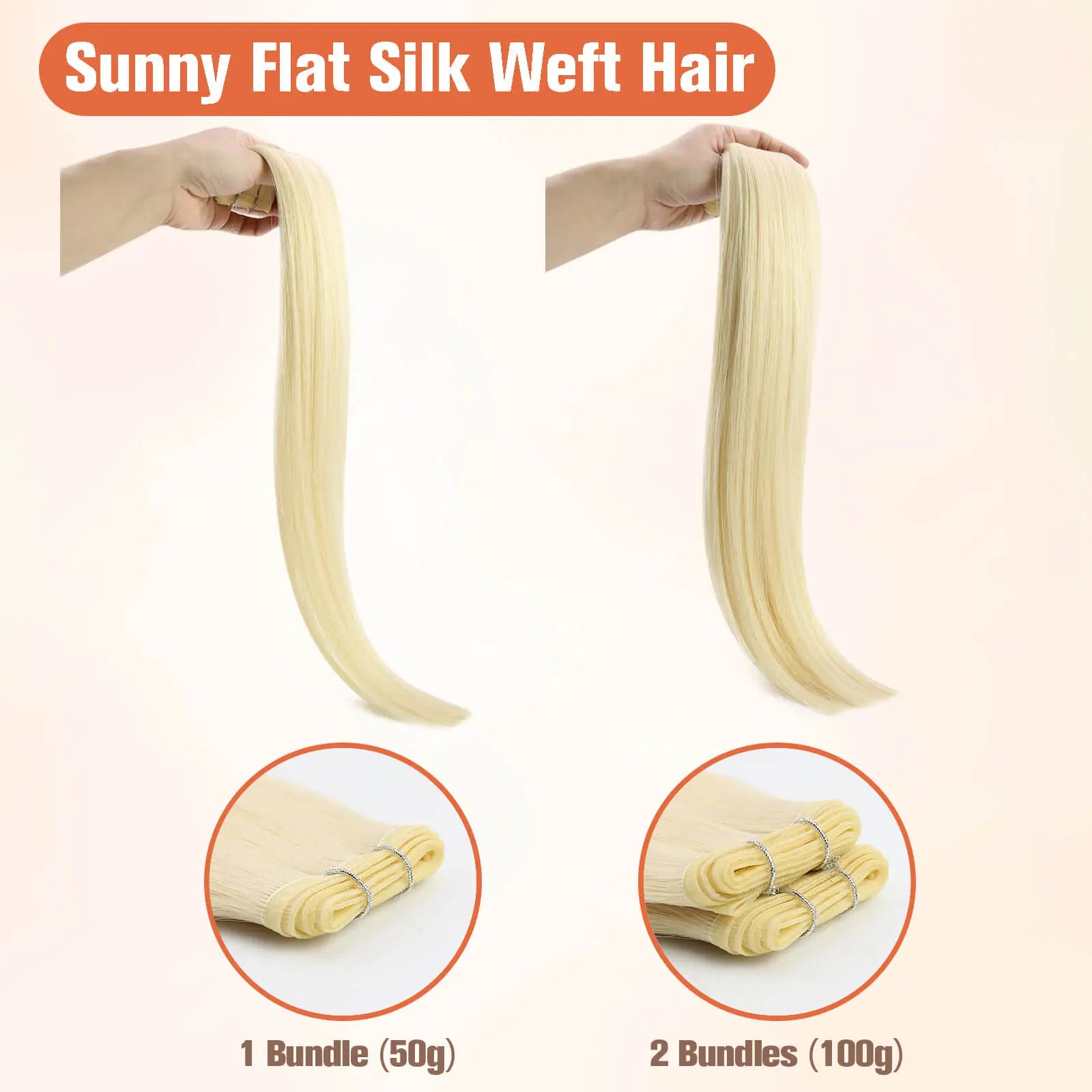 flat_silk_weft_hair_extensions,human hair weft
