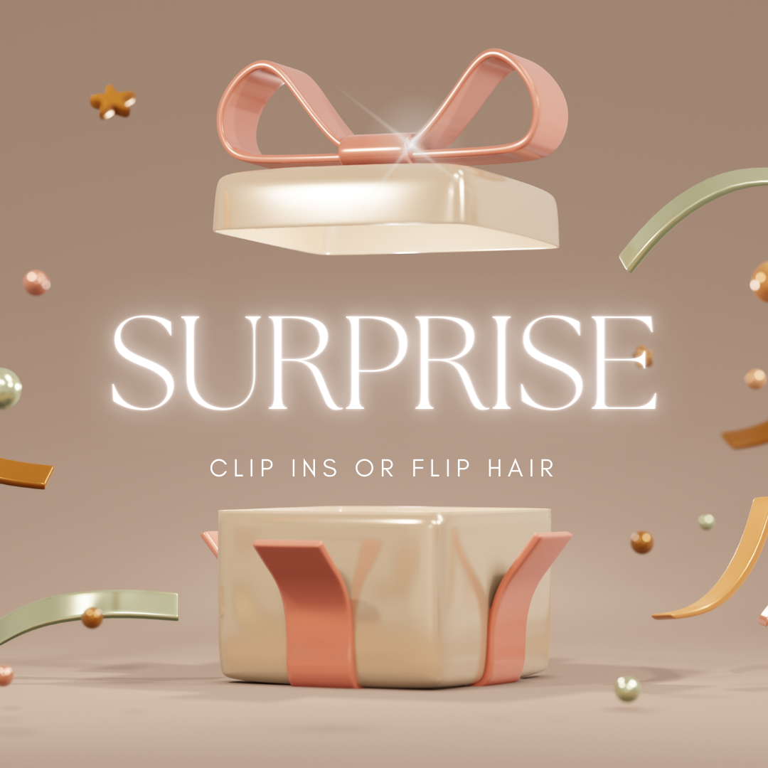 Pay up to $328 to get A Surprise Blind Box Human Hair Extensions Random