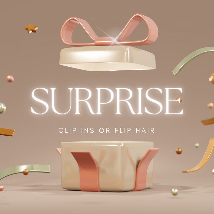 Pay up to $350 to get A Surprise Blind Box Human Hair Extensions Random