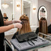 Professional Hair Extensions Tool Kit Seventeen-Piece Set For Salon #Black