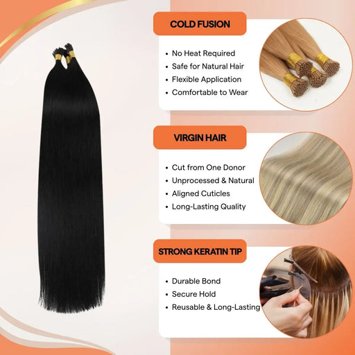 black-hair-extensions,i-tip-hair-extensions