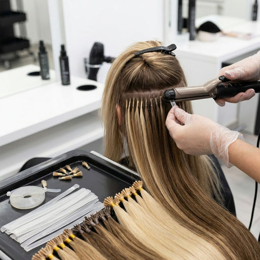 Italian Glue Strips Glass Protein Adhesive for pre-bonded hair extensions