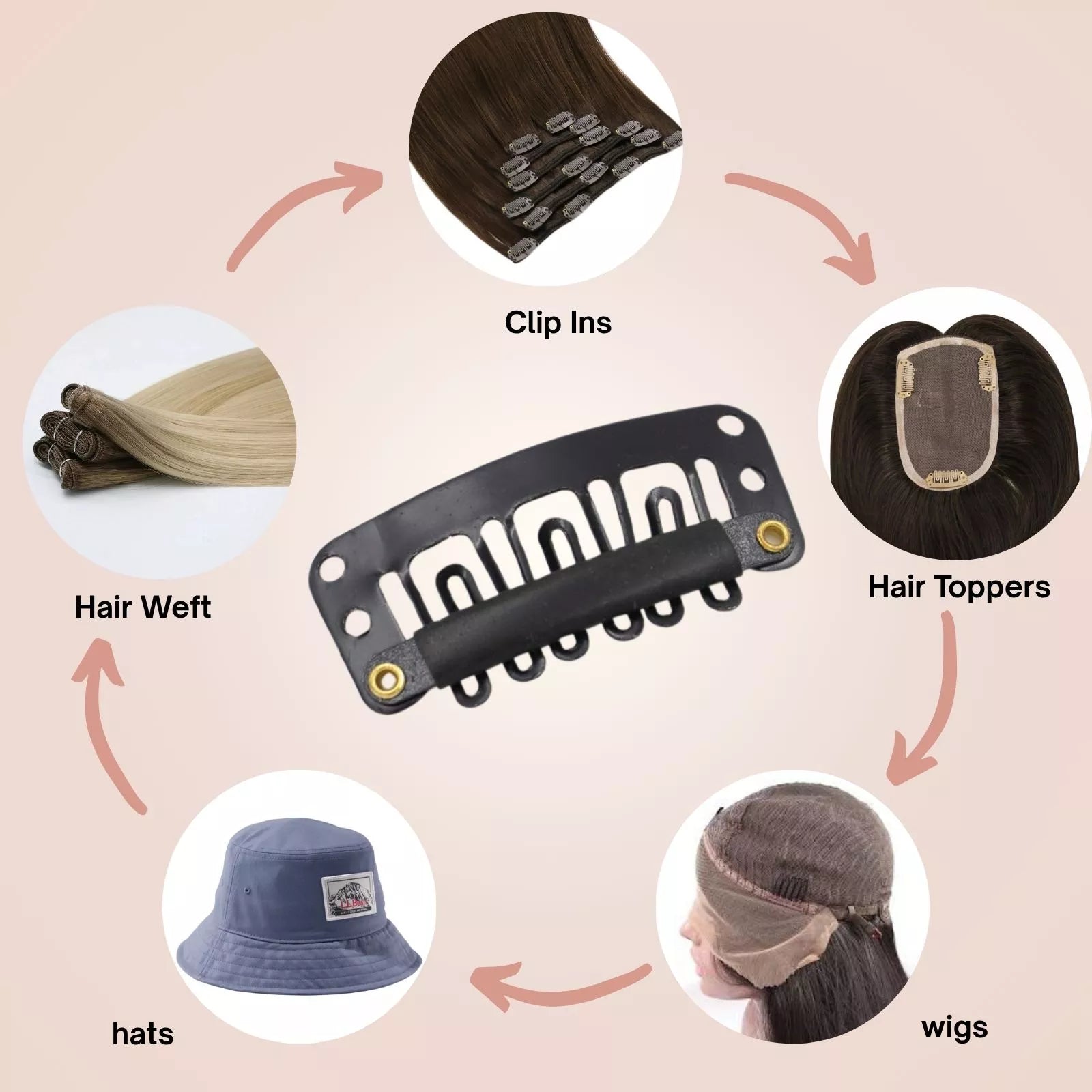 U-Shape Hair Clips