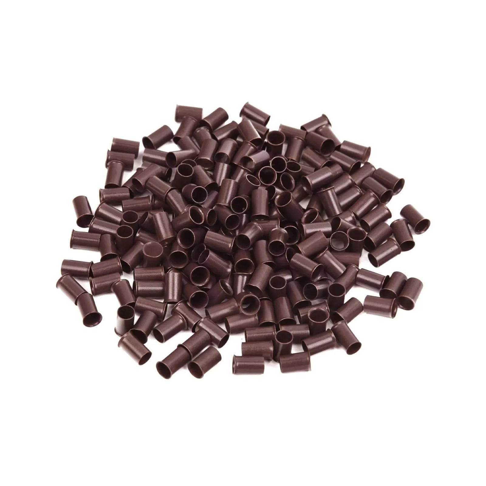 Brown Non-Silicone Microbeads Micro Rings