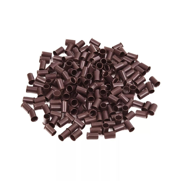 Brown Non-Silicone Microbeads Micro Rings