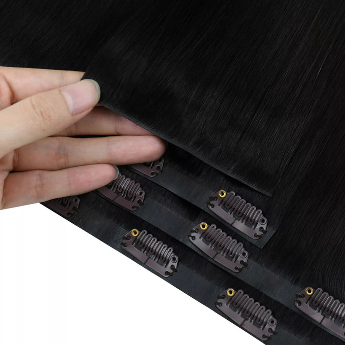 [Pre-Sale] Injection PU Clip in Hair Extensions Best Clip in Hair Dark Brown#2
