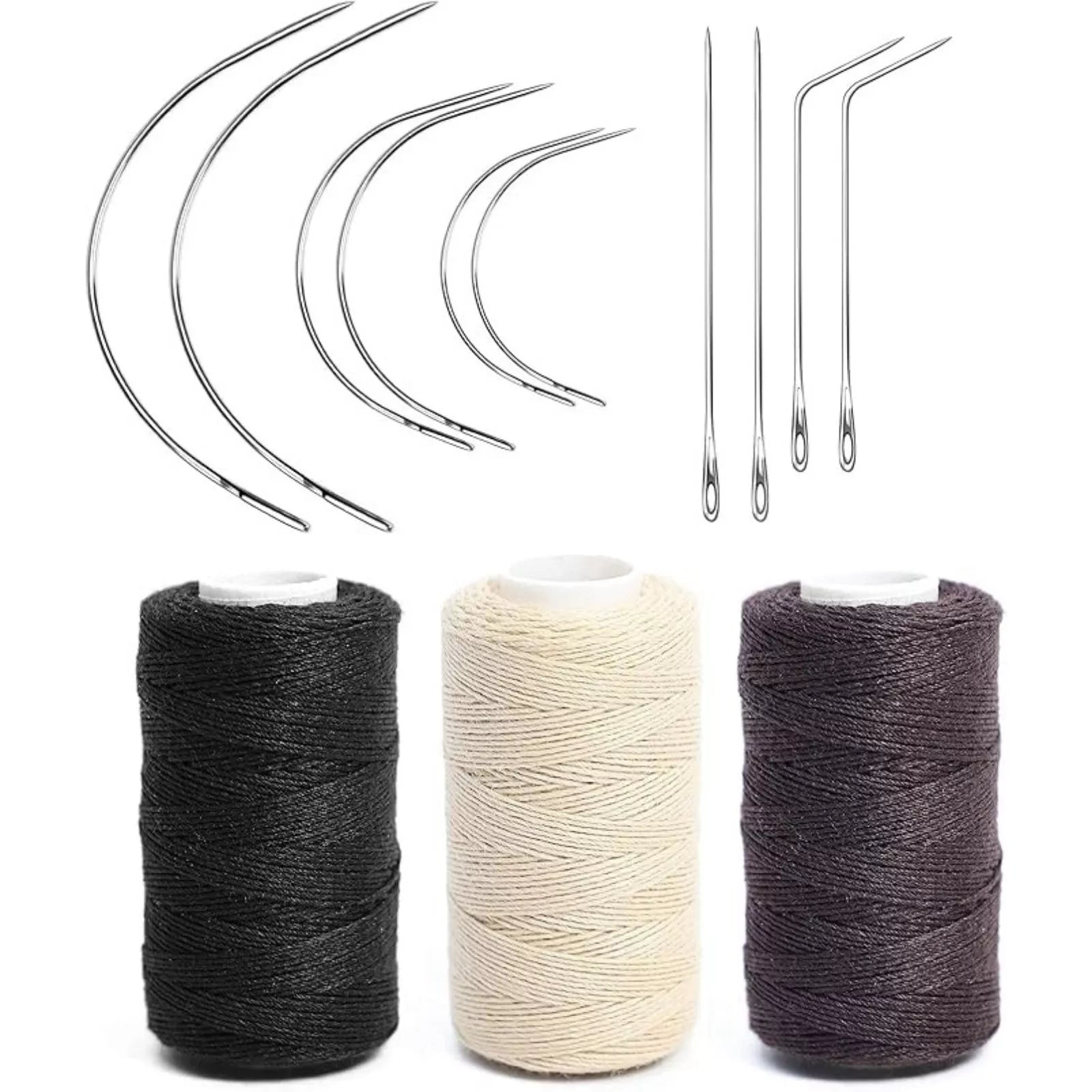 Professional Hair Extensions Sewing Needle and Thread Kit for Sew in Extensions