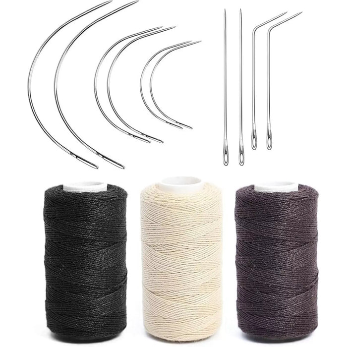 Professional Hair Extensions Sewing Needle and Thread Kit for Sew in Extensions