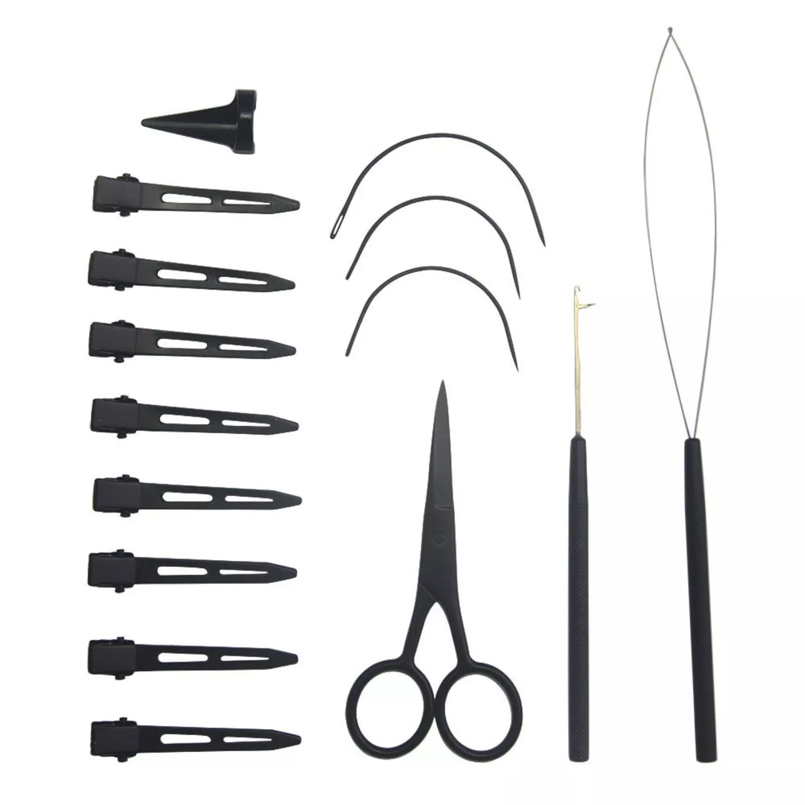 Professional Hair Extensions Tool Kit Seventeen-Piece
