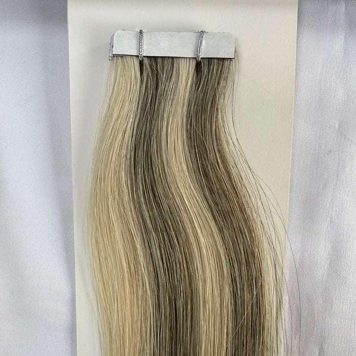 [US Only - Final Sale] Invisible Tape in Hair Extensions Virgin Human Hair #1CC/80/60
