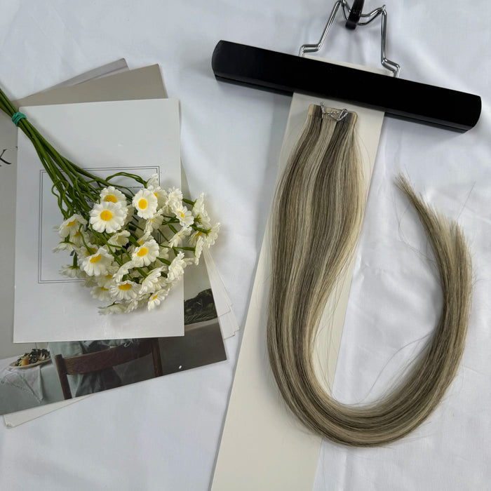 [US Only - Final Sale] Virgin Tape in Human Hair Extensions 20inch #1CC/80/6