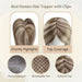 premium hair toppers for volume and length