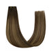 butterfly weft hair extensions balayage color