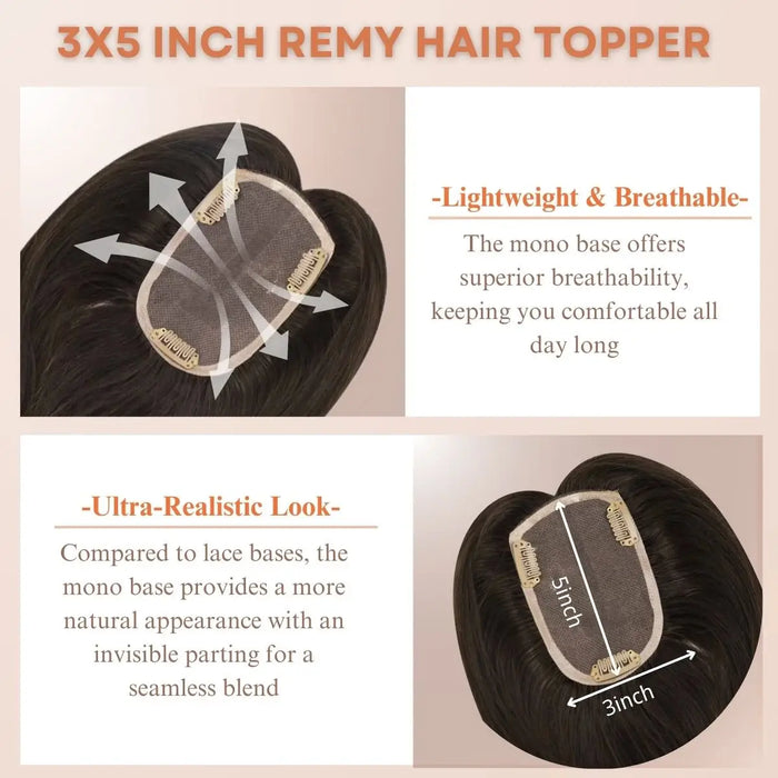 mono topper hair,Mono Topper,human hair topper,high quality remy hair extensions,hair topper women,hair topper wig,hair topper silk base,hair topper,best hair extensions,hair extensions for thin hair,best clip in hair extensions,clip-in hair extensions,18 inch hair extensions,dark brown hair extensions,dark brown topper hair