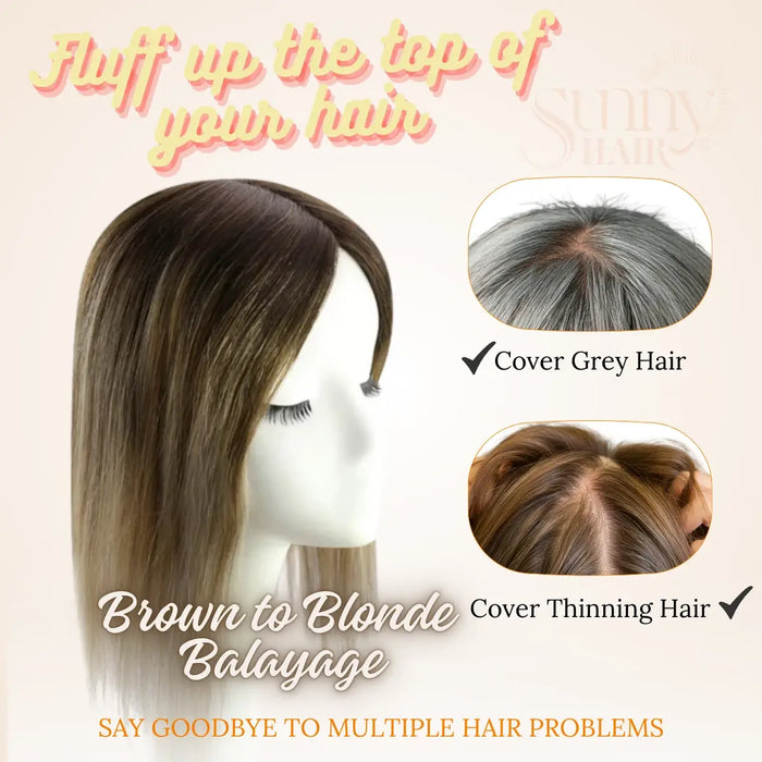 breathable hair human hair toppers