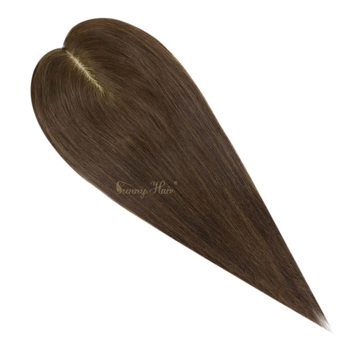 virgin human hair toppers fishnet base