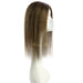breathable human hair toppers balayage brown blonde