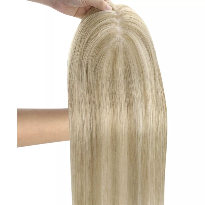 breathable hair topper for women