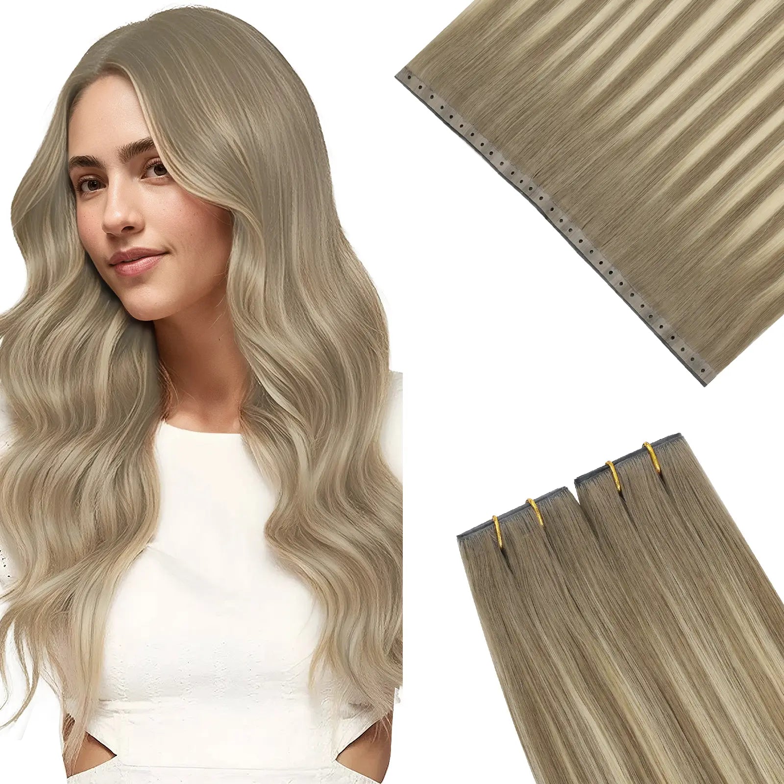 butterfly weft,weft hair extesions,human hair weft,