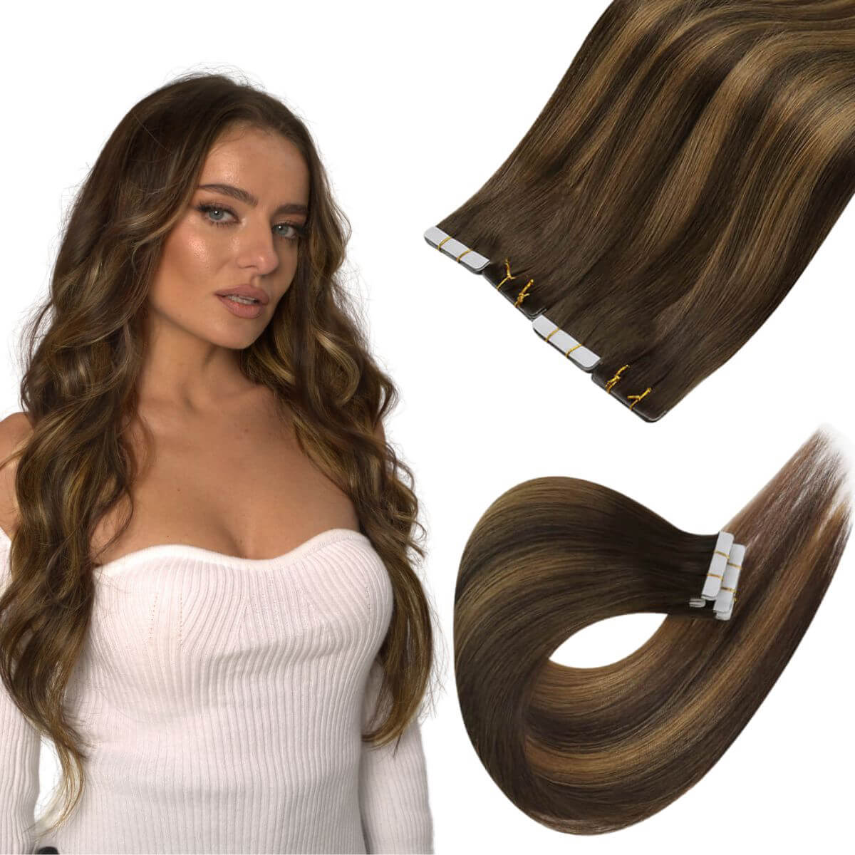 virgin hair injection tape in extensions human hair