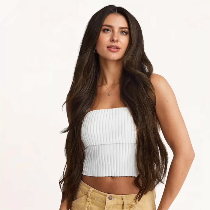 [Pre-Sale] Injection PU Clip in Hair Extensions Best Clip in Hair Dark Brown#2