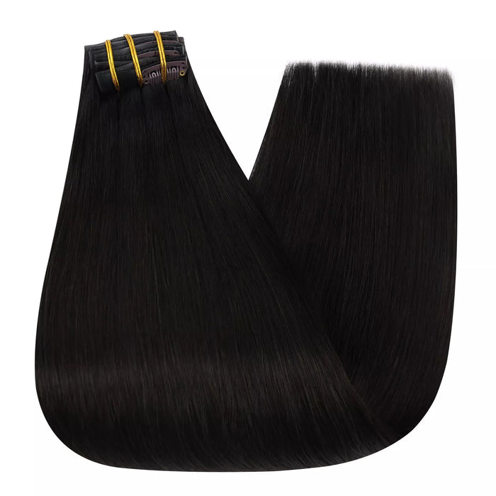 [Pre-Sale] Injection PU Clip in Hair Extensions Best Clip in Hair Dark Brown#2