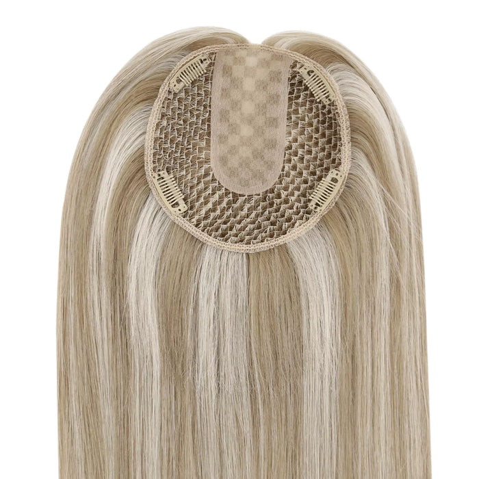 cuticle intact human hair toppers for women