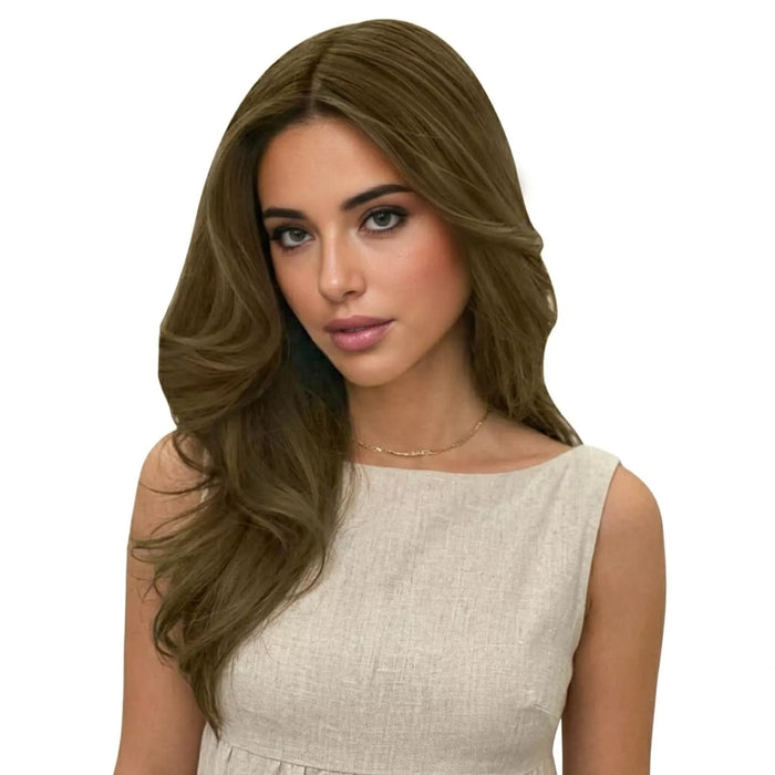 Virgin Fishnet Toppers Brown Hair For Women