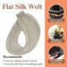 flat silk weft hair extensions,human hiar weft,sew in hiar extensions