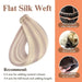 flat silk weft hair,sew in hair extensions,human hair extensions