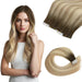 tape in human hair extensions balayage color