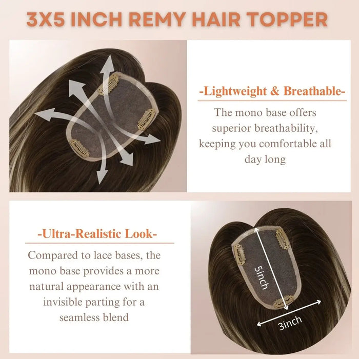 hair piece for top of head thinning hair