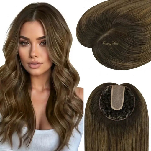 fishnet human hair toppers