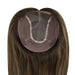 natural human hair topper with clips