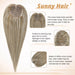 mono base hair topper real human hair