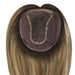 silk base human hair topper for thinning hair