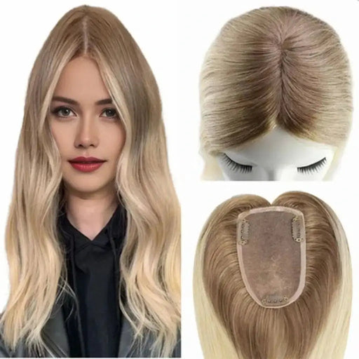 mono base handmade hair topper