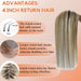 luxury human hair topper
