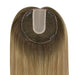 human hair topper for sparse hair